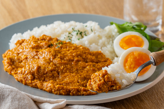 雲仙しまばら鶏のドライキーマカレー ライスセット