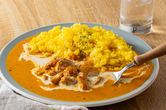 雲仙しまばら鶏のバターチキンカレー ライスセット