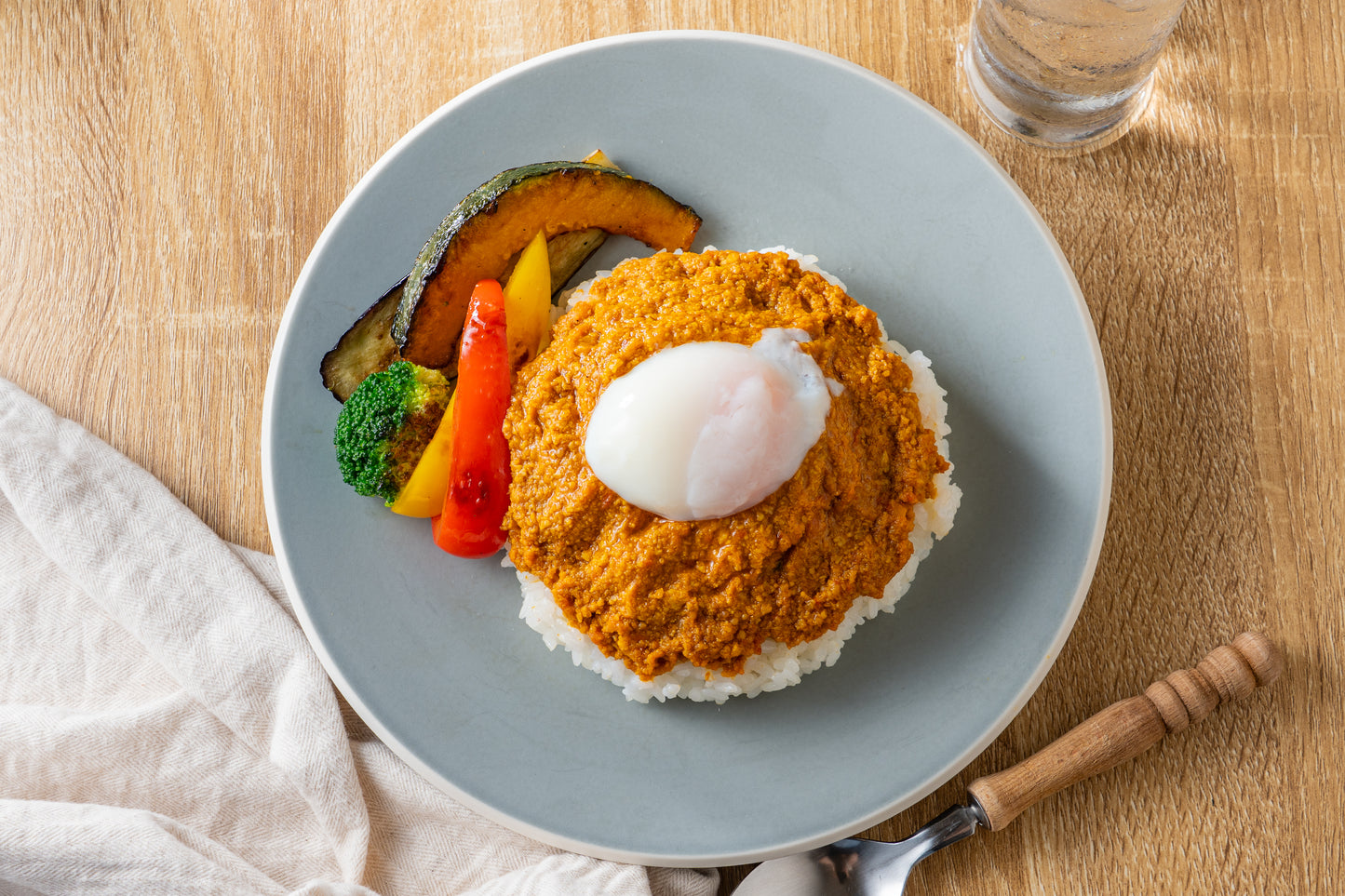 雲仙しまばら鶏のドライキーマカレー ライスセット