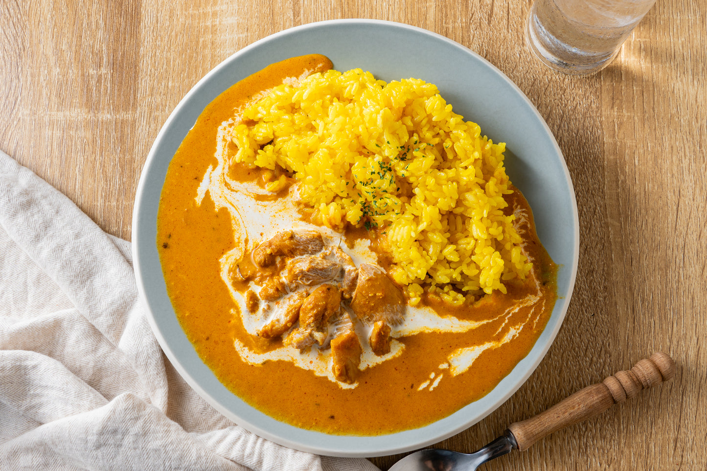 雲仙しまばら鶏のバターチキンカレー 　ライスセット